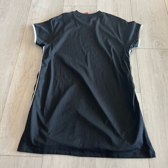 NIKE Sportswear Mesh Dress, Black Double Layered size m - Picture 4 of 7